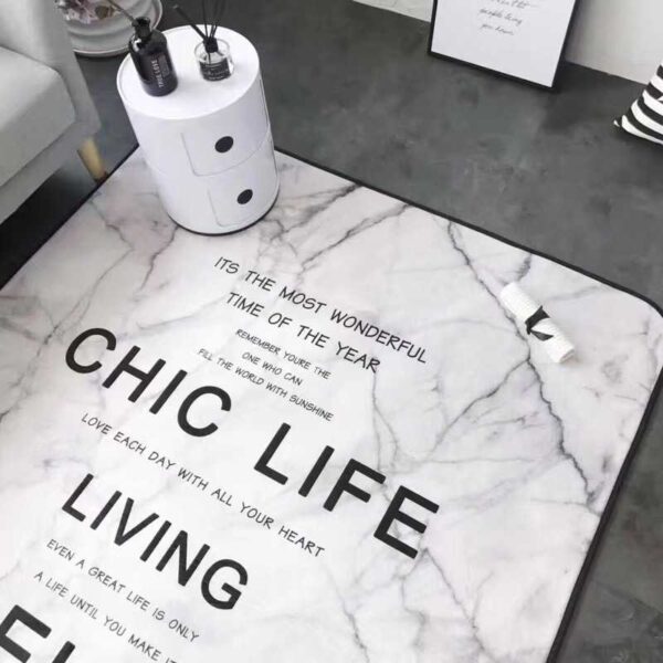 CHIC LIFE 北歐風大理石紋地墊